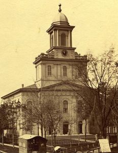 "Old First" Presbyterian Church (1827-1890) from the First Presbyterian Church Archives