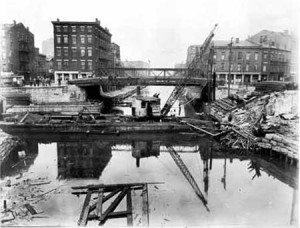 Commercial Street Bridge Over Erie Canal, 1926 