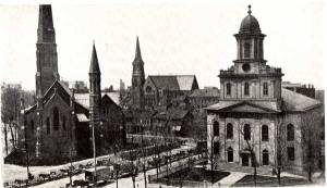 The Three Church Street Churches circa 1880s