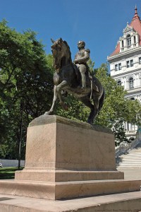 Sheridan Monument in Albany, New York