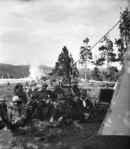 Sheridan's Camp at Yellowstone