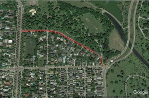 Rumsey Road and Rumsey Woods