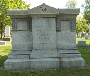 Bronson Case Rumsey's name in the Rumsey Family Plot