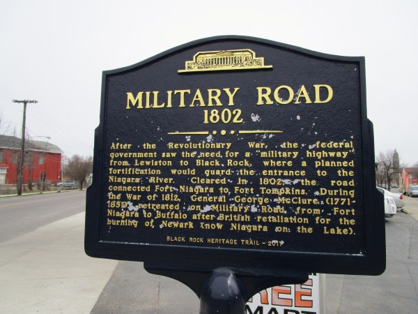 Military Road Marker