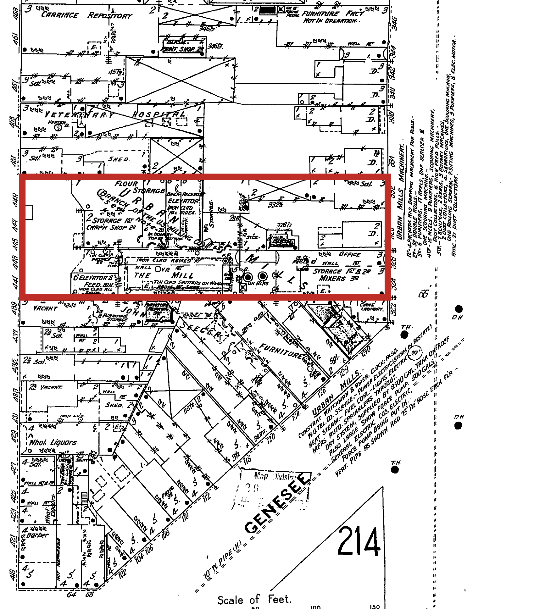 Oak and Genesee 1889