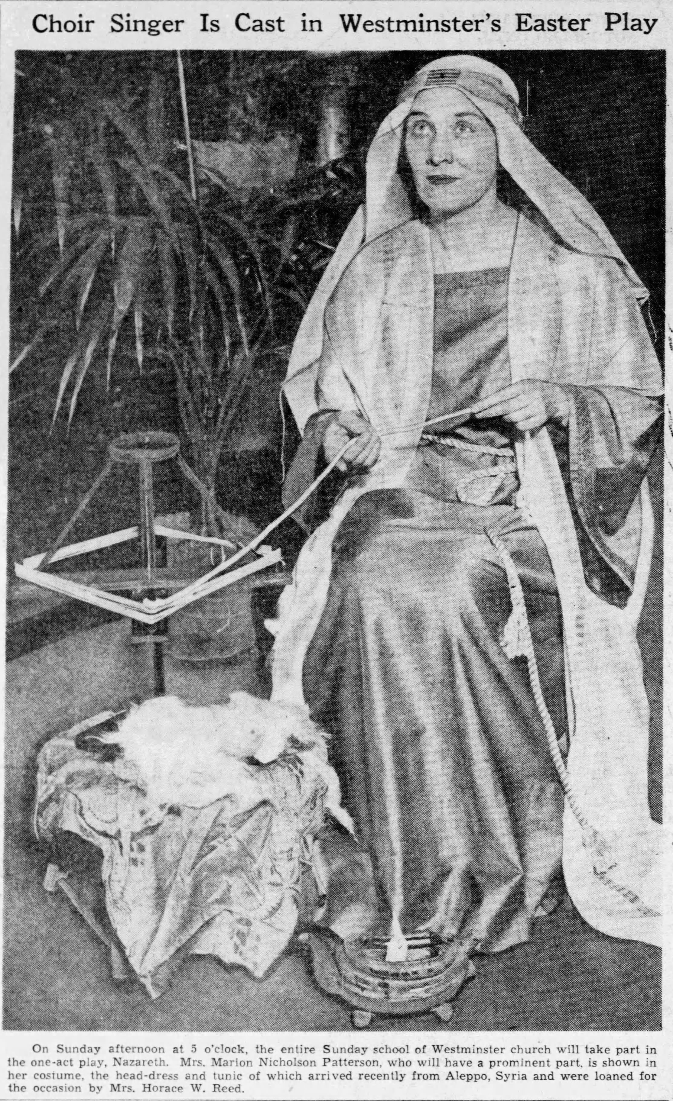 Marion_Nicholson_Easter_Play_March_1937