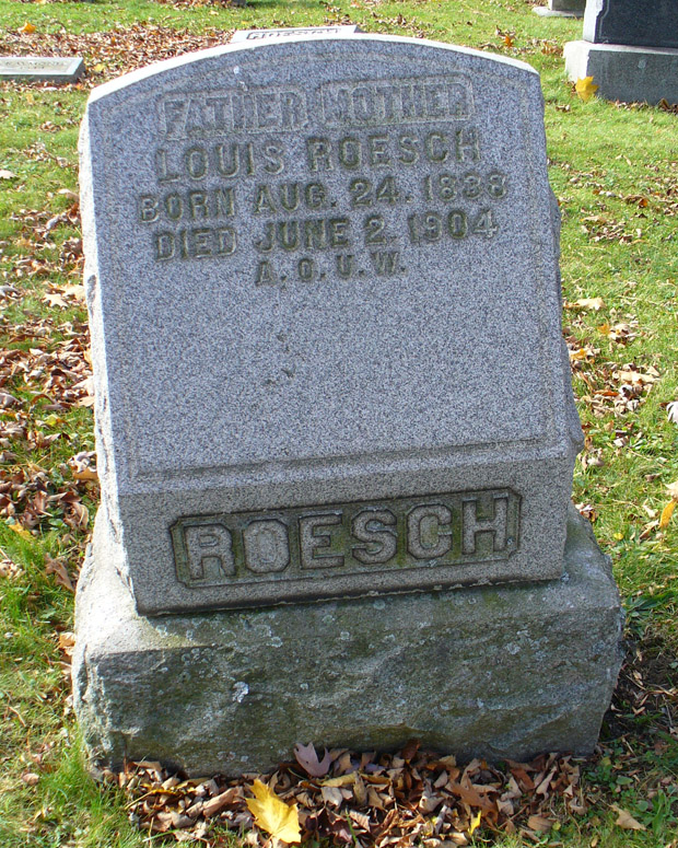roesch louis grave
